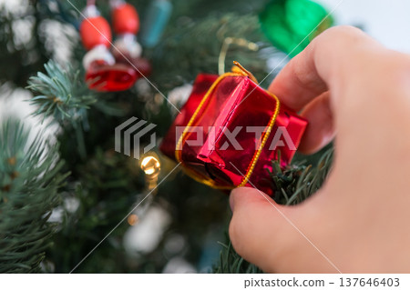 Christmas tree decoration Christmas tree decoration 137646403