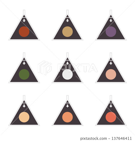 Illustration of a set of 9 convenience store rice balls | Japanese convenience store food Illustration of a set of 9 convenience store rice balls | Japanese convenience store food 137646411