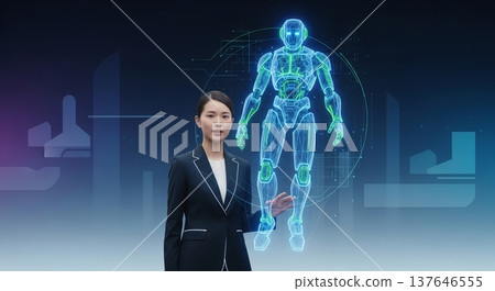 Future Medicine and Businesswomen 137646555