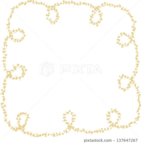 滴墨手繪漩渦紋畫框 - 黃色 滴墨手繪漩渦紋畫框 - 黃色 137647267