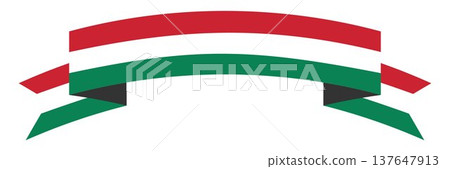 Flags of Hungary - flat collection icon. Hungary national flag set shape variations vector icon. Isolated sticker. Flags of Hungary - flat collection icon. Hungary national flag set shape variations vector icon. Isolated sticker. 137647913