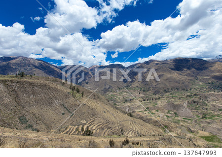 landscape in mountains. Peru. landscape in mountains. Peru. 137647993