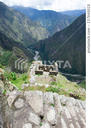 Machu Picchu, a UNESCO World Heritage Site 137648028