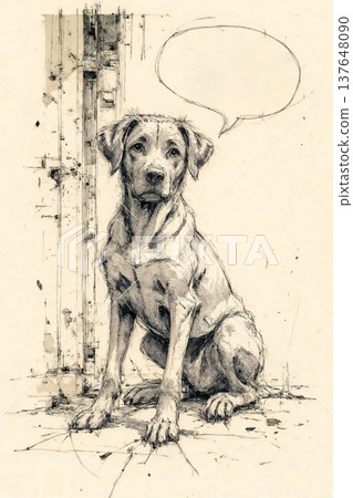 Illustration of a dog 137648090