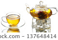 Glass cup of tea 137648414