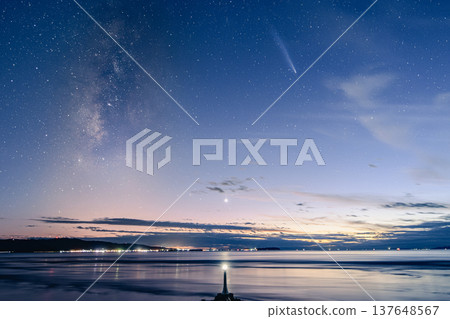 瀨目崎、早崎海峽、長崎、口之津、阿特拉斯彗星 137648567