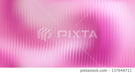 Ribbed glass texture with gradient light effects creates abstract vertical patterns. Pink premium wavy background with glossy reflections and futuristic aesthetic effect. Vector illustration Ribbed glass texture with gradient light effects creates abstract vertical patterns. Pink premium wavy background with glossy reflections and futuristic aesthetic effect. Vector illustration 137649711