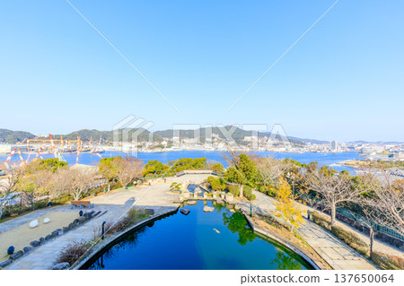 Glover Garden in early spring: A view from the former Mitsubishi No. 2 Dock House, Nagasaki City, Nagasaki Prefecture 137650064