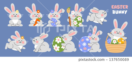 Easter Bunny Set Easter Bunny Set 137650089