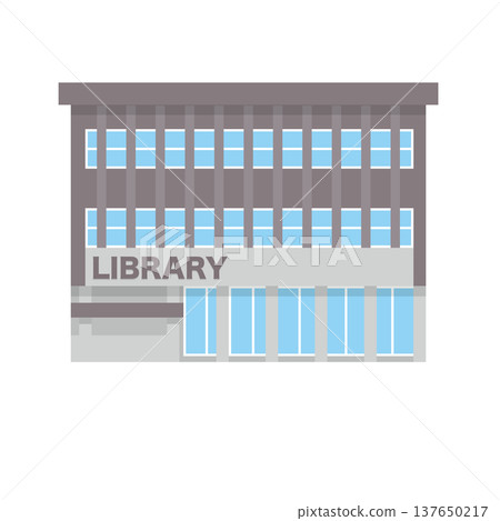 圖書館建築插圖 圖書館建築插圖 137650217