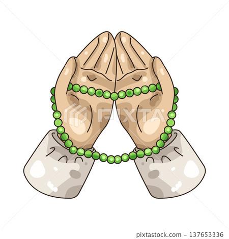 Illustration of pray Illustration of pray 137653336