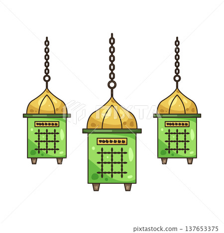 Illustration of lantern Illustration of lantern 137653375