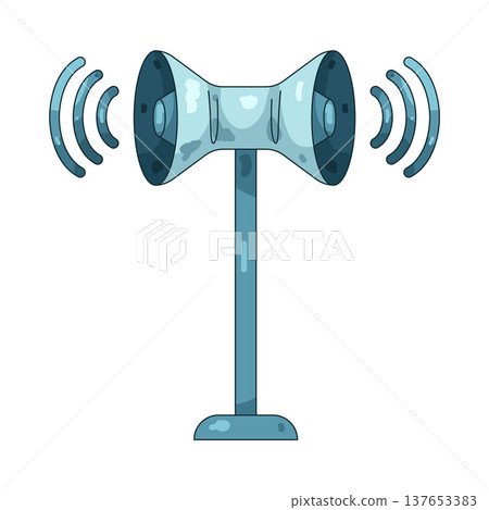 Illustration of sound sensor Illustration of sound sensor 137653383