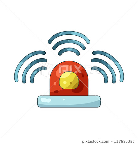 Illustration of siren Illustration of siren 137653385