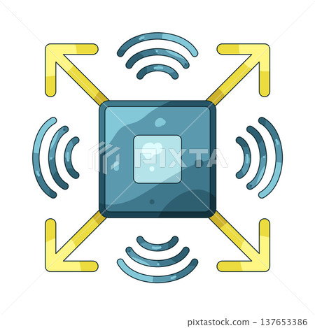 Illustration of size sensor Illustration of size sensor 137653386