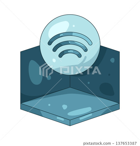 Illustration of room sensor Illustration of room sensor 137653387