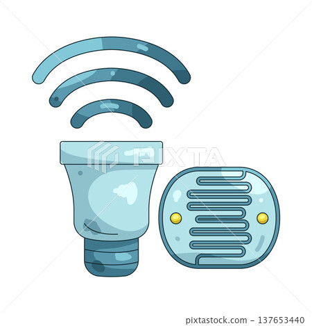 Illustration of light sensor Illustration of light sensor 137653440