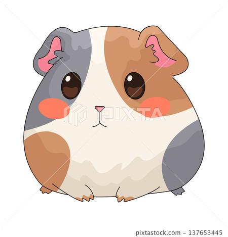 Illustration of guinea pig  137653445
