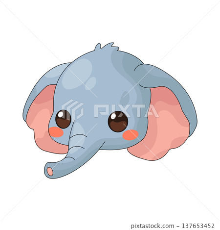 Illustration of elephant Illustration of elephant 137653452