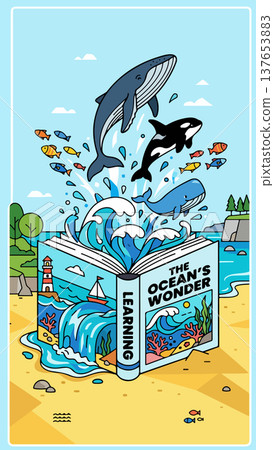 Ocean Wonders Learning Book 137653883