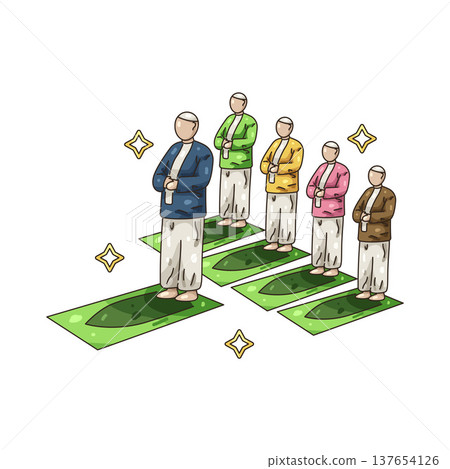 Illustration of Prayer  137654126