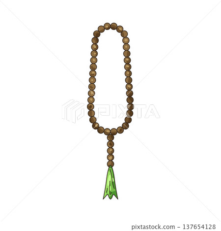 Illustration of Prayer beads  137654128