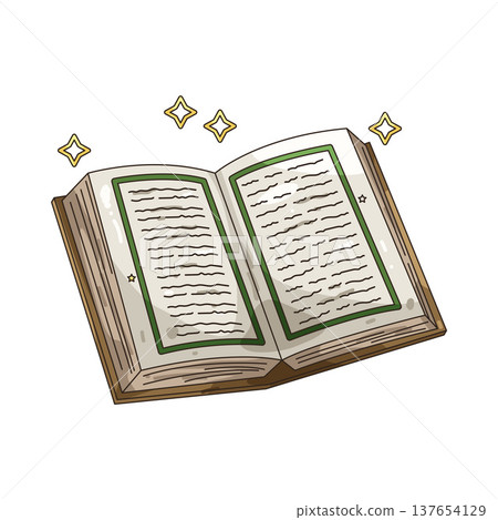 Illustration of al quran 137654129