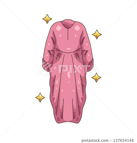 Illustration of kaftan 137654148