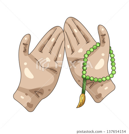Illustration of pray Illustration of pray 137654154