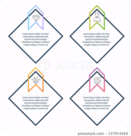 Vector info graphics for your business presentations. Can be used website layout, numbered banners, diagram, horizontal cutout lines, web design. Vector info graphics for your business presentations. Can be used website layout, numbered banners, diagram, horizontal cutout lines, web design. 137654269