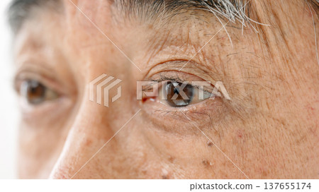 高級男性眼睛 137655174