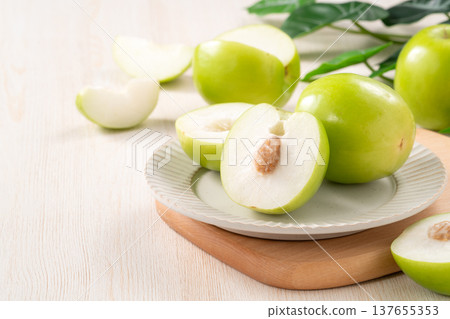 棗子 蜜棗 棗 新鮮 Indian jujube milk jujube ナツメ インドナツメ 137655353