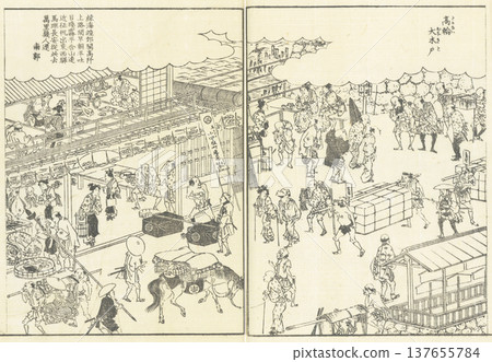 Illustrated Guide to Famous Places of Edo: Takanawa Ōkido 137655784