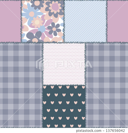 patchwork seamless pattern patchwork seamless pattern 137656042