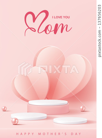 Printed paper love heart, rare beads and round product display platform, suitable for Women's Day, Mother's Day, Lover's Day, commemorative day, wide range of information materials sheet Printed paper love heart, rare beads and round product display platform, suitable for Women's Day, Mother's Day, Lover's Day, commemorative day, wide range of information materials sheet 137656203