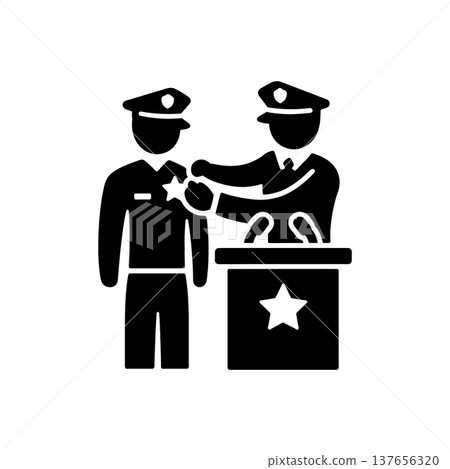 Officer Award Ceremony Icon 137656320