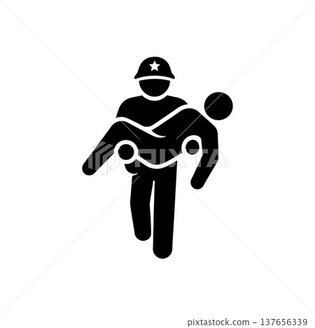 Emergency Rescue Operation Icon Emergency Rescue Operation Icon 137656339