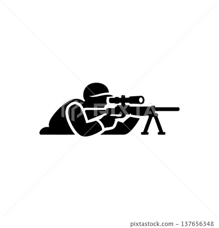 Law Enforcement Precision Sniper Icon 137656348
