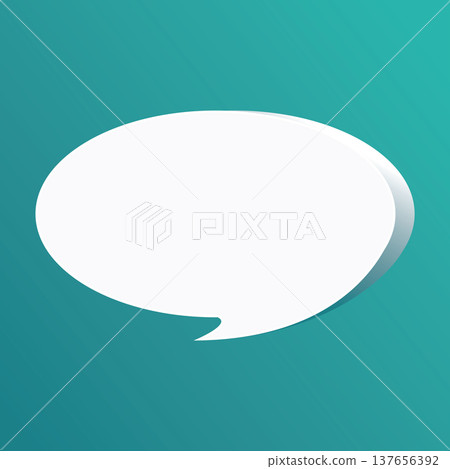 Speech bubble blank frame, text quote box, message Speech bubble blank frame, text quote box, message 137656392