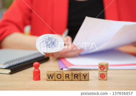 Worry takes center stage as stress manifests in creative thoughts and written activities Worry takes center stage as stress manifests in creative thoughts and written activities 137656857