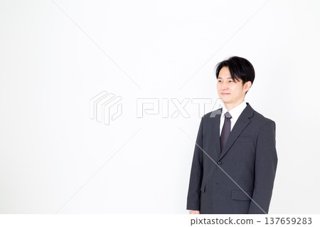 Middle-aged male businessman in a suit 137659283