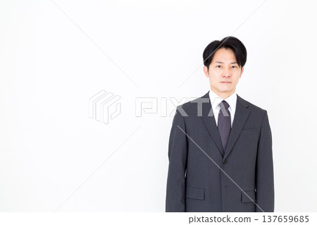 Middle-aged male businessman in a suit 137659685