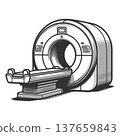 MRI Scanner Medical Imaging Machine raster 137659843