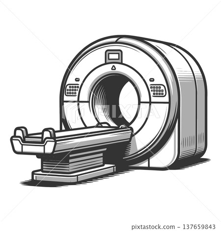 MRI Scanner Medical Imaging Machine raster 137659843