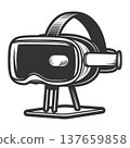 Virtual Reality Headset Technology raster 137659858