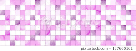 Pink watercolor disco ball background with delicate glitter glow and mirror mosaic texture in coquette retro mood. Vector illustration for party poster, music celebration design and 70s dance print Pink watercolor disco ball background with delicate glitter glow and mirror mosaic texture in coquette retro mood. Vector illustration for party poster, music celebration design and 70s dance print 137660161