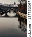 Historic city bridge over calm 137660367