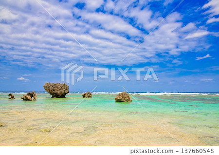 沖繩縣古利島東溪海灘 137660548