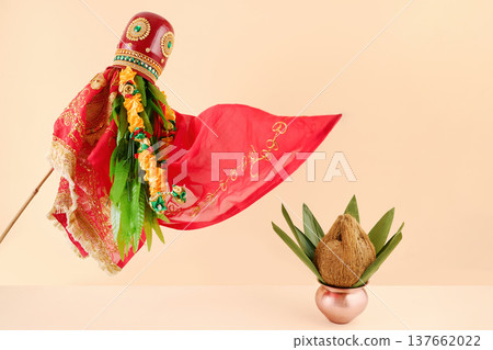 Gudi padwa festival celebrating hindu new year tradition 137662022