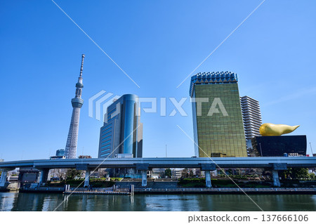 從隅田川看見的天空樹 從隅田川看見的天空樹 137666106